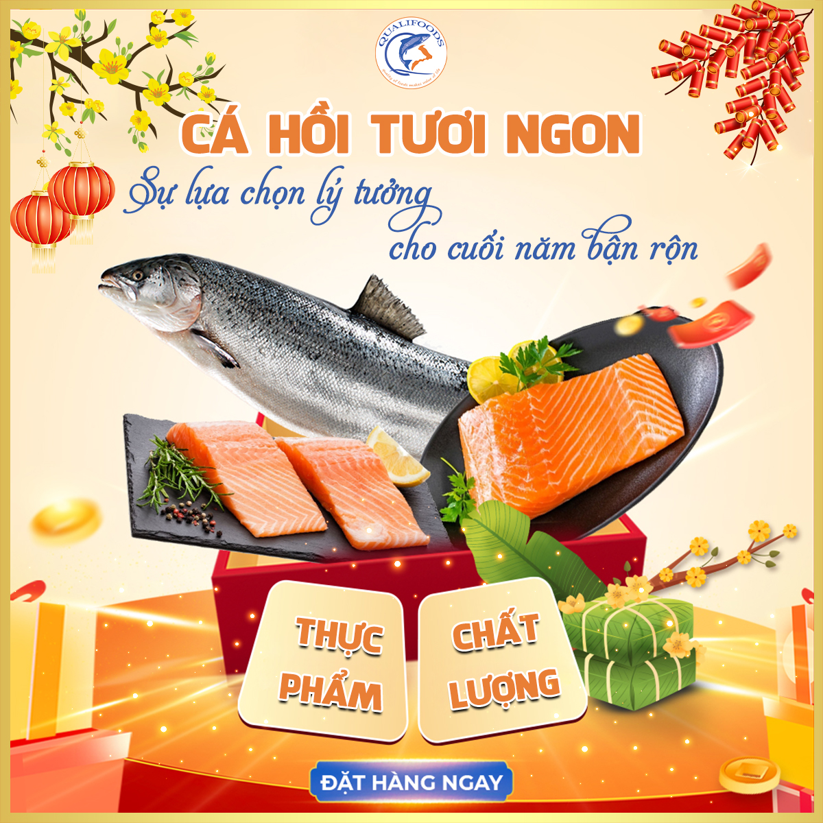 Cá hồi tươi ngon – Sự lựa chọn lý tưởng cho những ngày cuối năm bận rộn