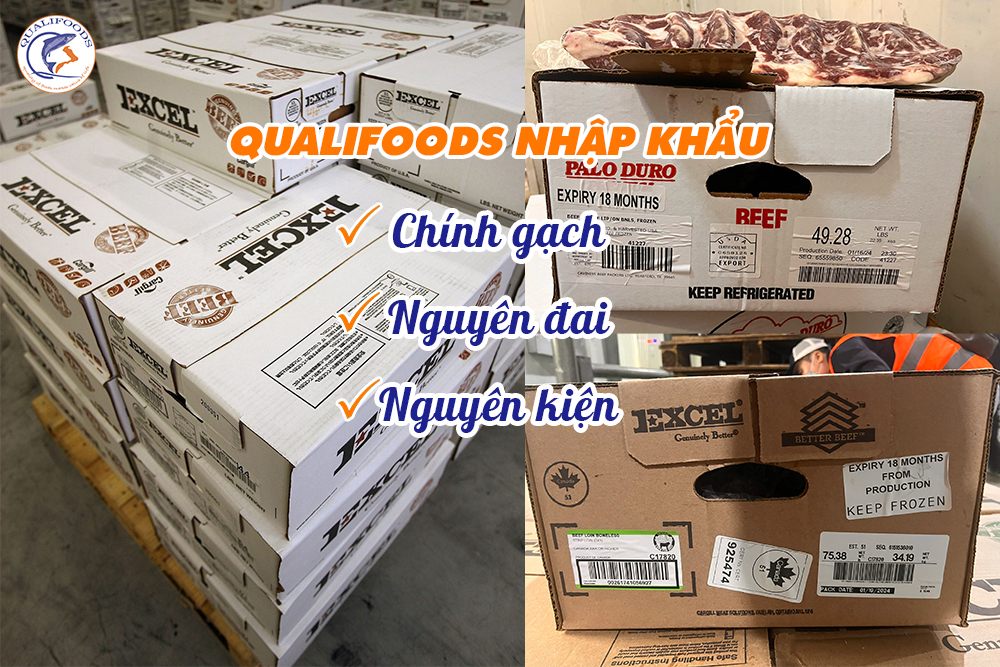 Qualifoods nhập khẩu chính ngạch nguyên đai, nguyên kiện
