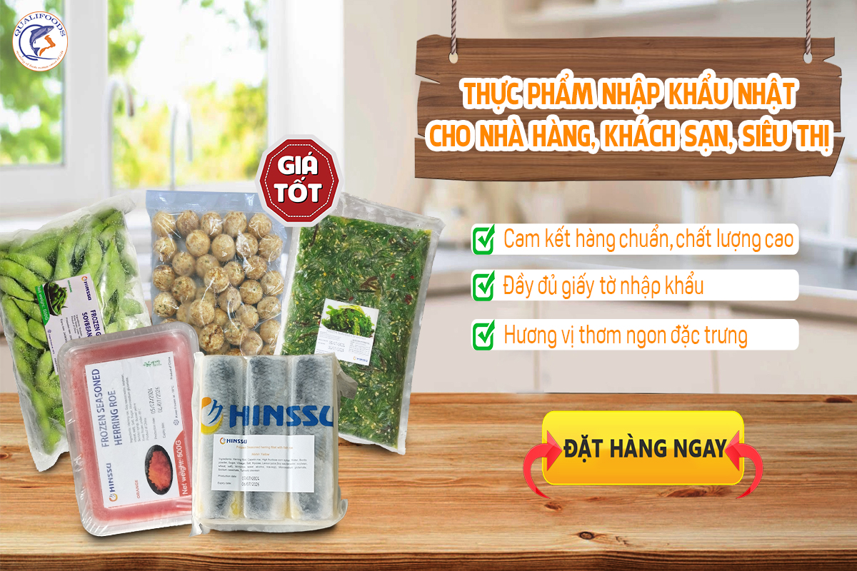 Qualifoods phân phối thực phẩm nhập khẩu nhật cho nhà hàng, khách sạn, siêu thị – Giá tốt nhất