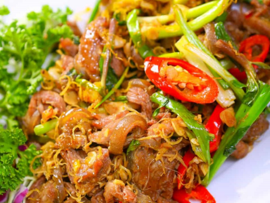 Thịt cừu làm món gì ngon? Thịt cừu xào sả ớt